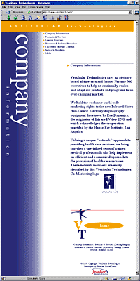 Vestibular Technologies Secondary Page